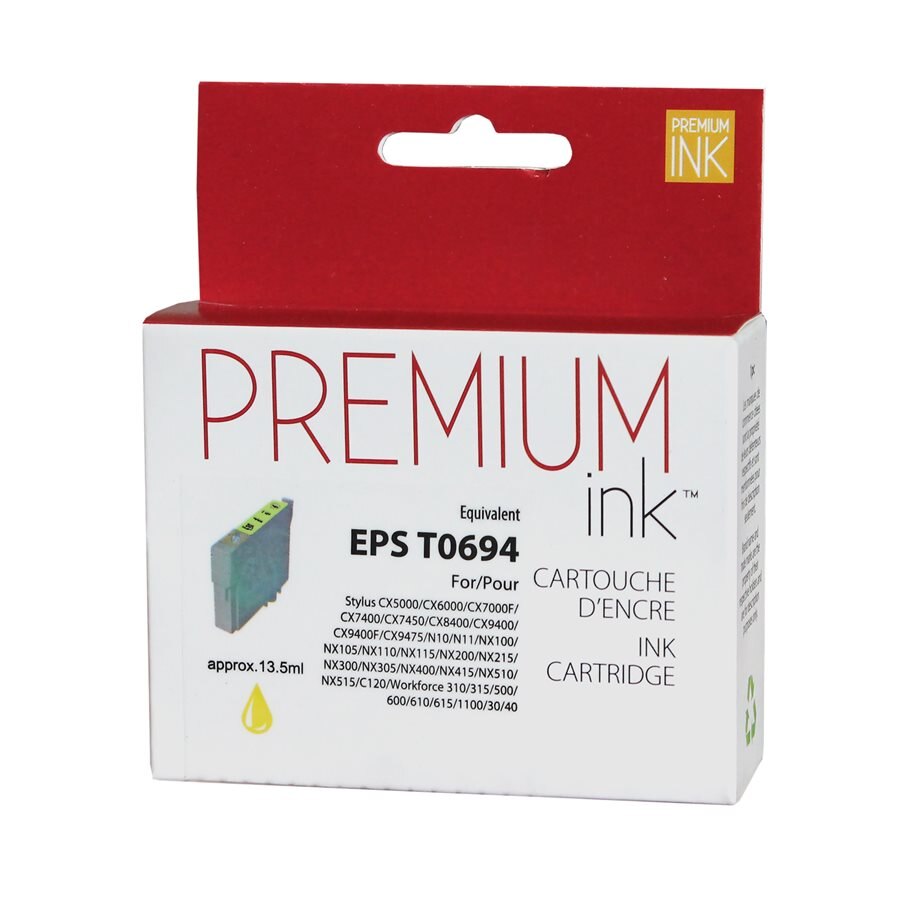 Epson T0694 Alternative Yellow Premium Ink